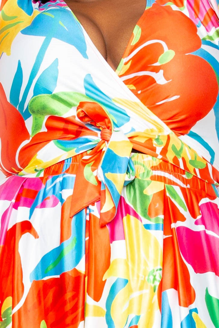 Thumbnail: Flower Maxi Skirt&top Set