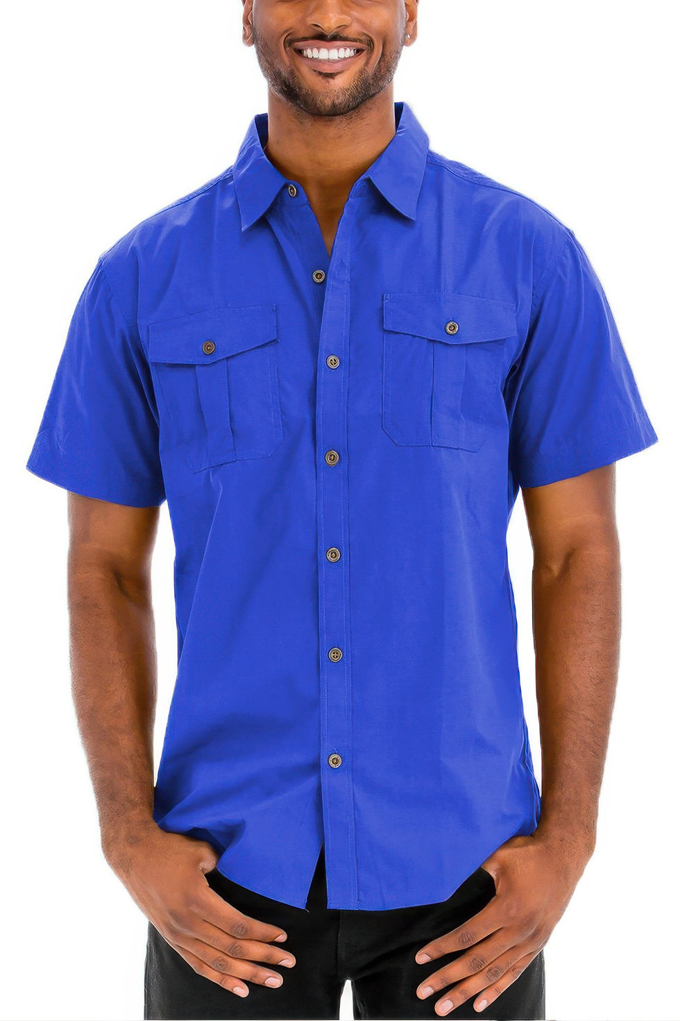 Thumbnail: Two Chest Pocket Short Sleeve Shirt