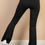 Thumbnail: High Waist Side Pocket Flare Leggings