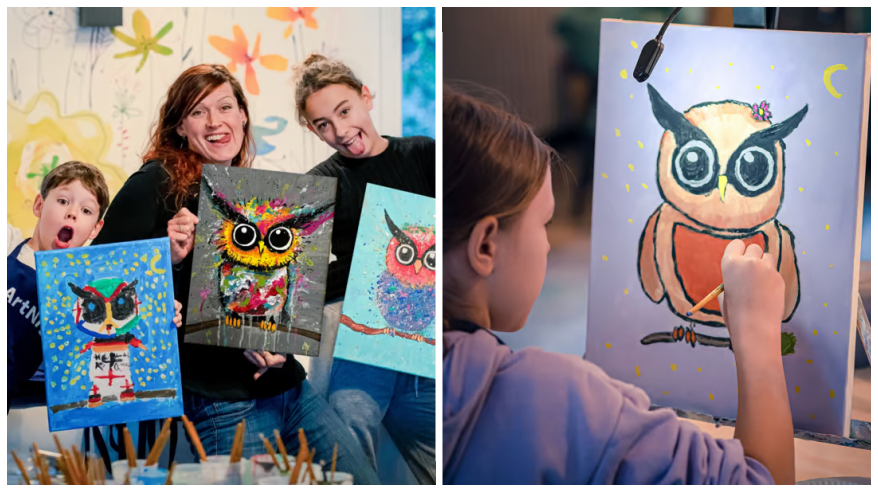 ArtNight Kids im PHNX - Eule
