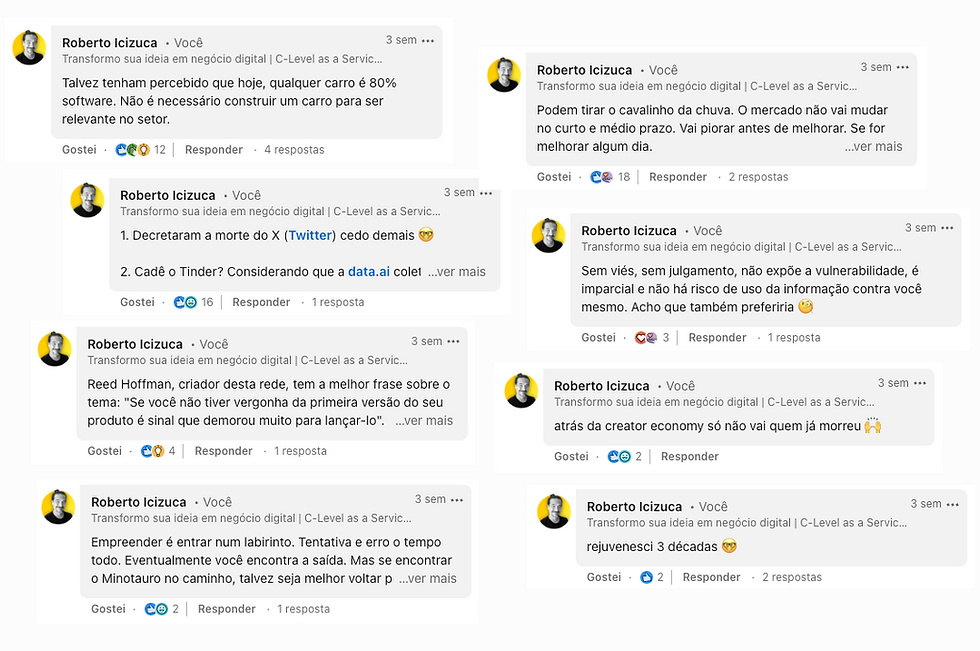 Comentários são o segredo do engajamento no LinkedIn.