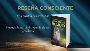 Portada de reseña consciente del libro Tratado sobre los principios del conocimiento humano de George Berkeley, con fondo oscuro y el título "Cuando la realidad depende de ser percibida”