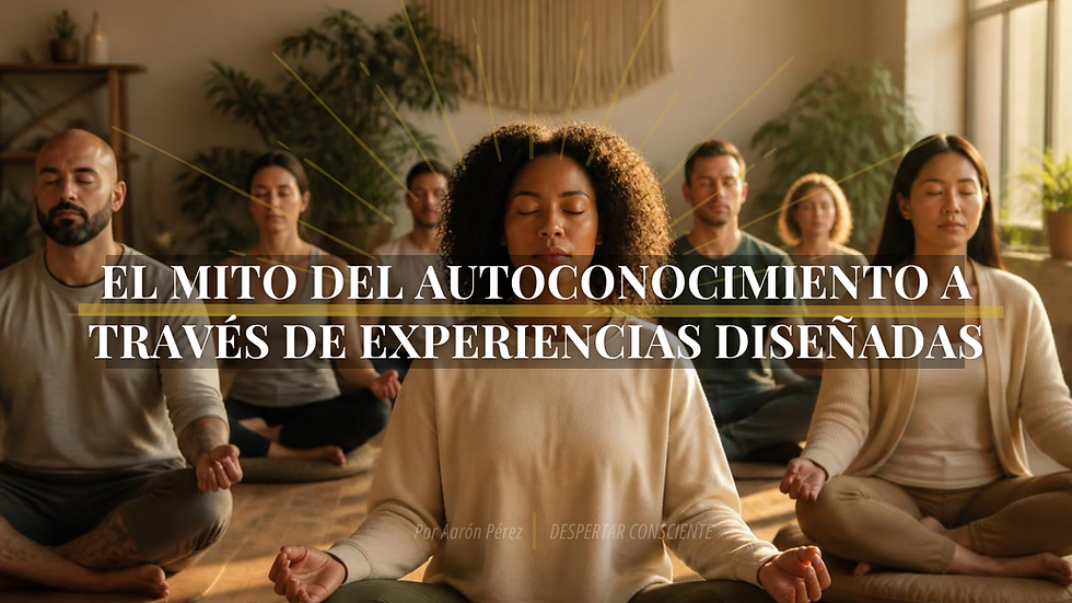 El mito del autoconocimiento a través de experiencias diseñadas