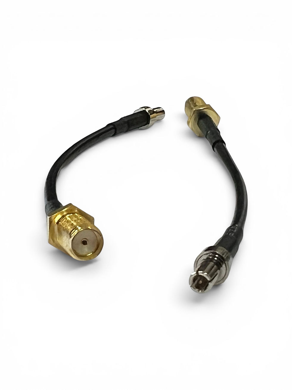 Pigtail SMA Female ตรง to TS9 Male สายอากาศ RG174 ยาว 10 cm