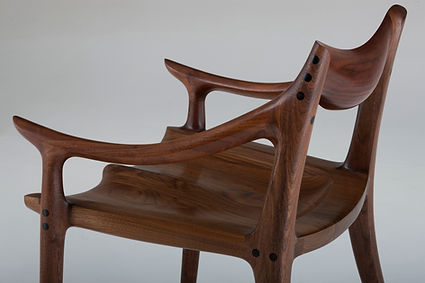 Lowback Chair in Walnut