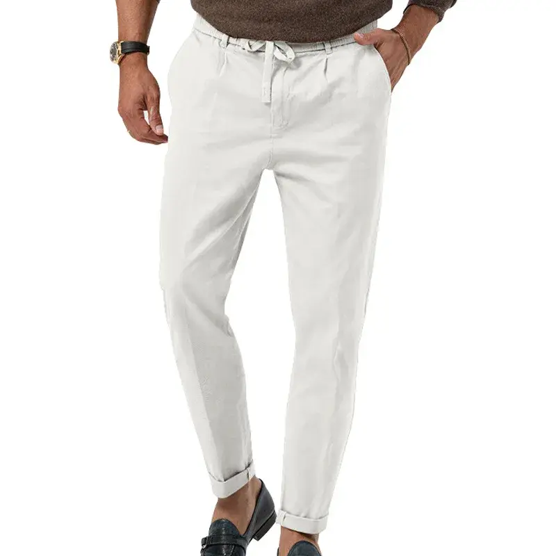 Thumbnail: 2024 slacks men's trend business casual pants spring and autumn new straight sol