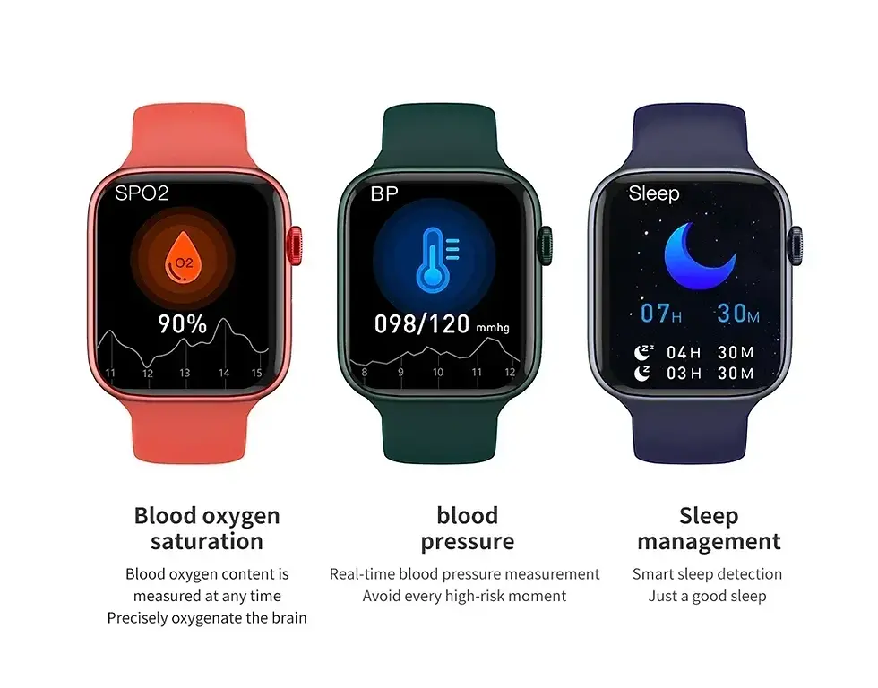 Thumbnail: Smart watch Men Women Wristwatches Smart Watch Message Fitness Monitor Bracelet 