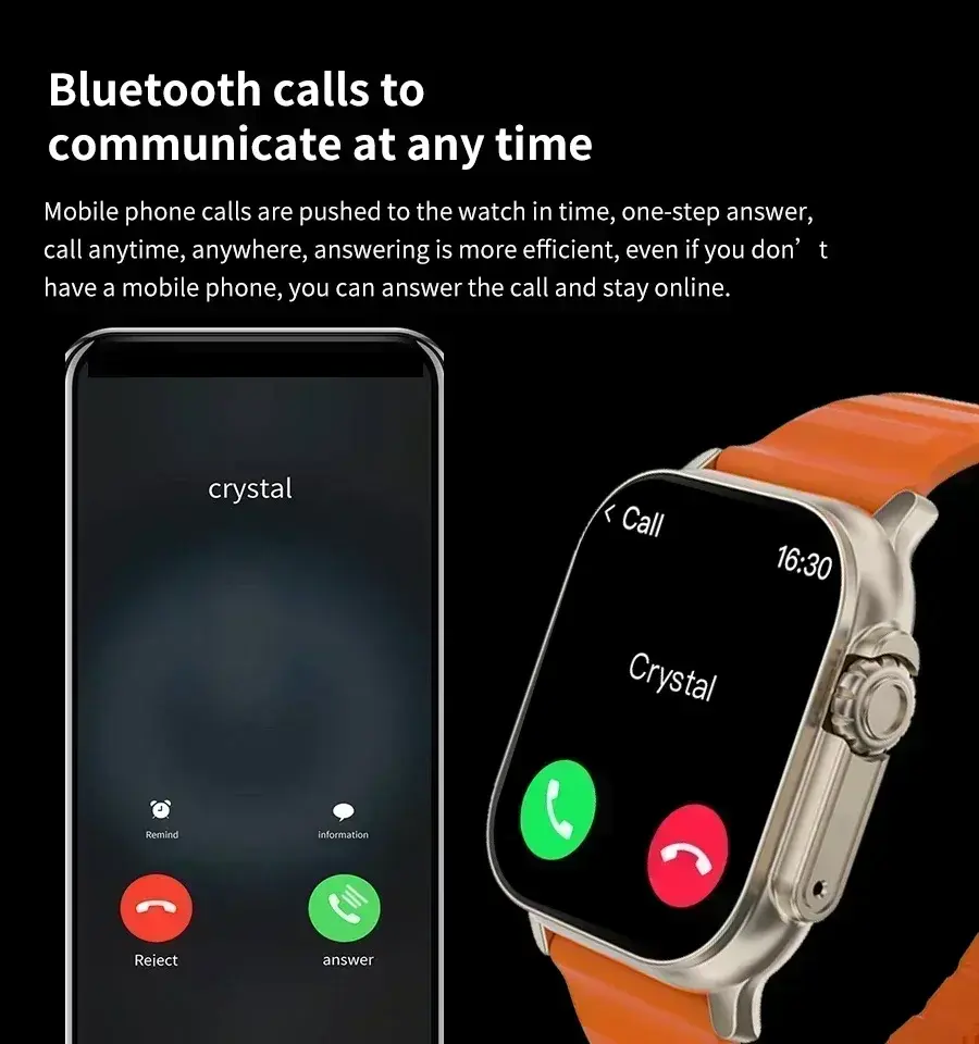 Thumbnail: 2025 New Smart Watch with Heart Rate Tracker and Sleep Monitor, Dustproof and Wa