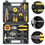 Thumbnail: 8/9/12/13Piece Tools Set General House hold Hand Tool Kit with Plastic Toolbox S