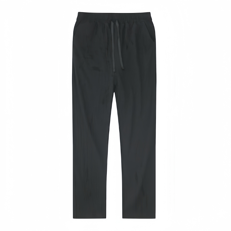 Thumbnail: Men's Cotton Linen Pants Joggers Sweatpants Streetwear Breathable Solid Color Li