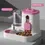Thumbnail: Dog Auto Feeder and Water Dispenser Gravity Food Feeder and Waterer Set with Pet