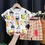 Thumbnail: Cartoon Printed Clothing Pure Cotton Home Clothes 2 Piece Suits Toddler Fashion 