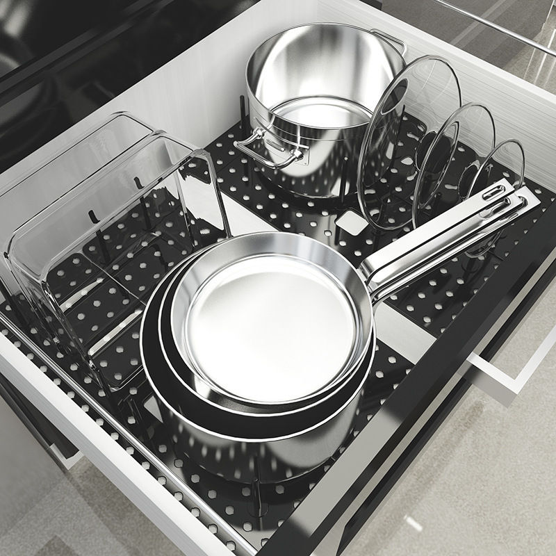 Thumbnail: Kitchen Organizer Sink Drain Shelf Dish Drying Rack Bowl Plates Shelf Storage Dr