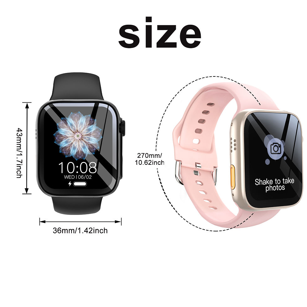 Thumbnail: Smart Watch with 2.01-Inch HD Display – Wireless Calling/Dialing, Alarm/Messag