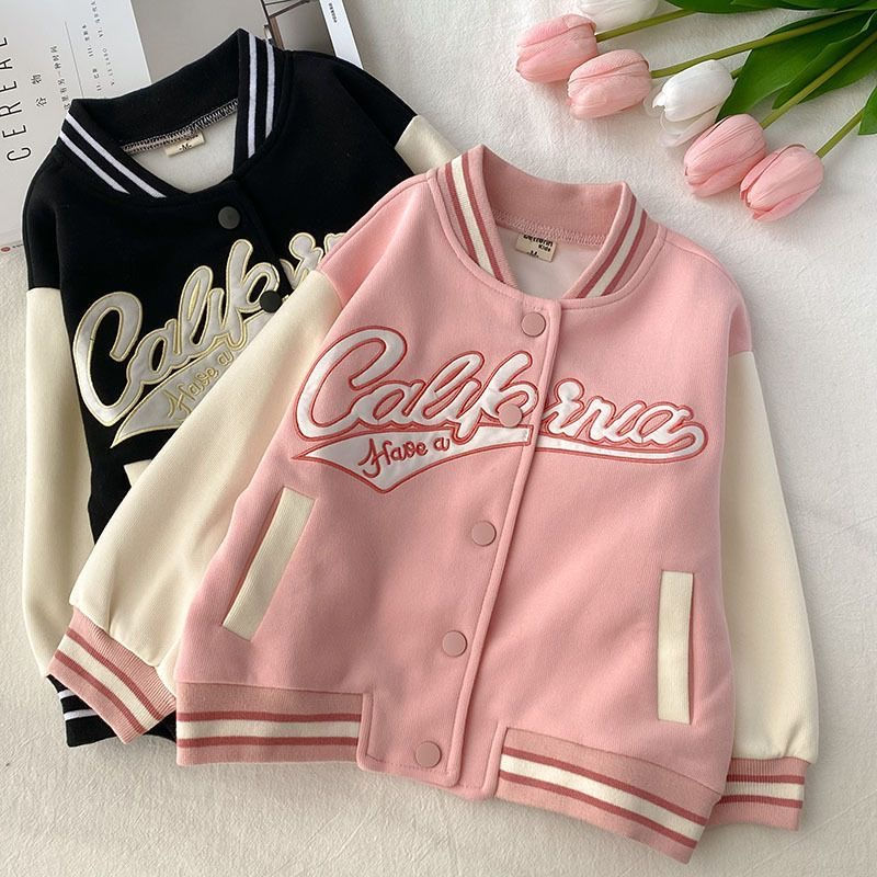 Thumbnail: Fashion Baby Girl Cotton Jacket Infant Toddler Child Outwear Spring Autumn Baseb