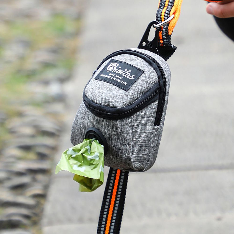 Thumbnail: Pet Dog treat pouch Portable Multifunction Dog training bag Outdoor Travel Dog P