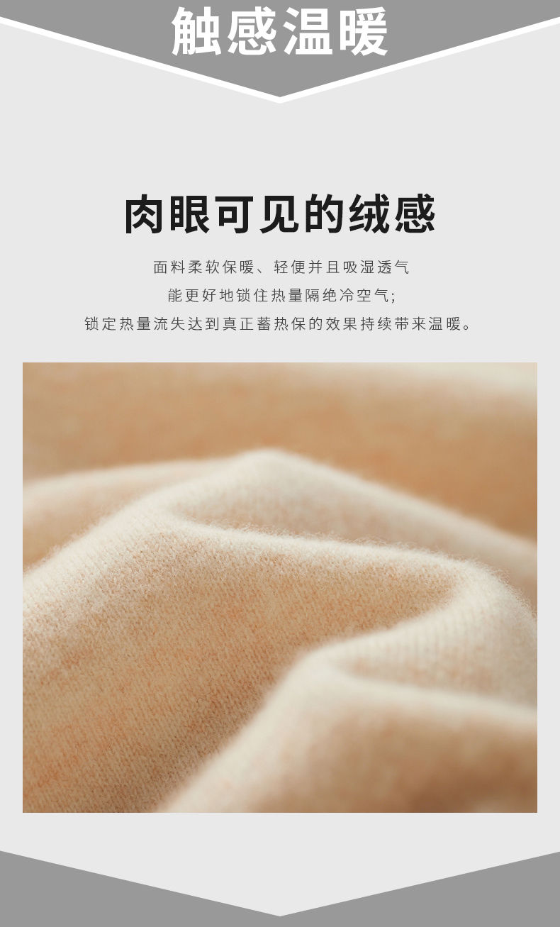 Thumbnail: MVLYFLRT 100% Pure Merino Wool Sweater Men's Round Neck Pullover Tops Autumn Win