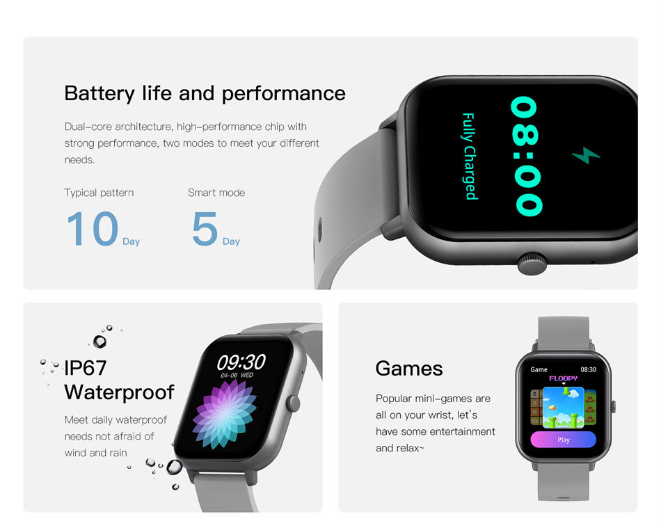 Thumbnail: 2025 New Smart Watch Men Bluetooth Call Fitness Tracker Heart Rate IP68 Waterpro