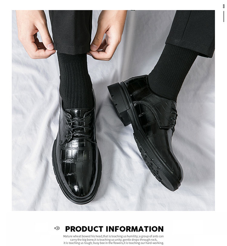 Thumbnail: Mens Formal Shoes Oxford Shoes For Men Italian Dress Shoes Wedding Luxury Shoes 