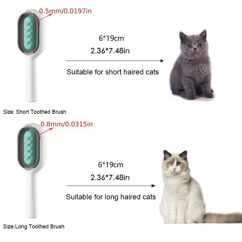 Thumbnail: Pet Products Cat Comb for Cats Pet Hair Remover Brush Dog and Cat Brush Accessor