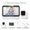 Thumbnail: Baby Monitor 2pcs IP Camera 7 Inch Display Screen 5000mAh Battery Kids Security 