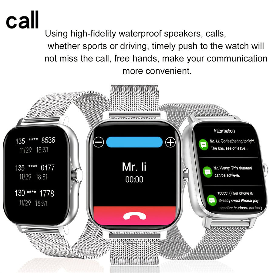 Thumbnail: Smart Watch, Wireless Call/Dial, Multi Sport Mode, Multiple APP Reminders, Suita