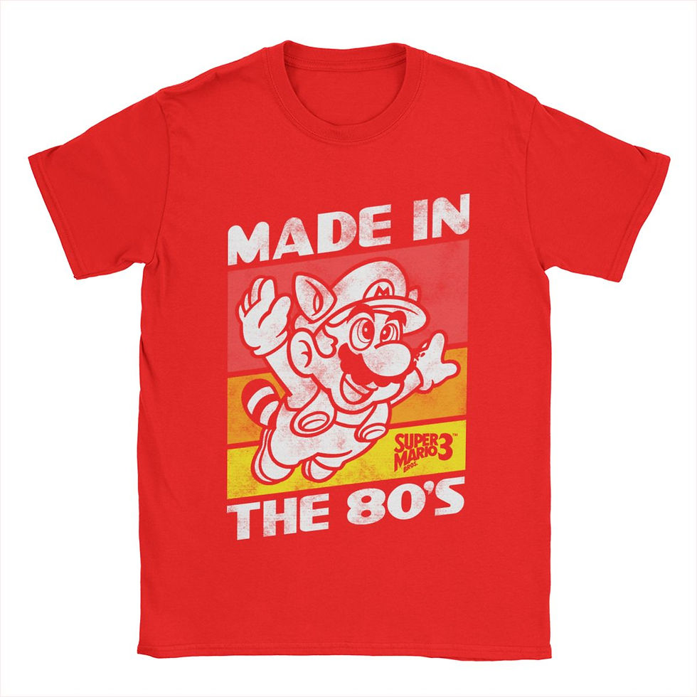 Thumbnail: Men T-Shirts Made In The 80s Humor Cotton Tees Short Sleeve T Shirts Round Colla