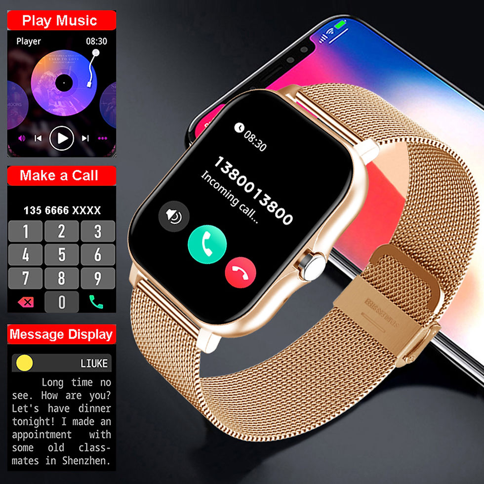 Thumbnail: 1.83'' Waterproof Smart Watch with Message Answer Call Sleep Monitoring Sports P