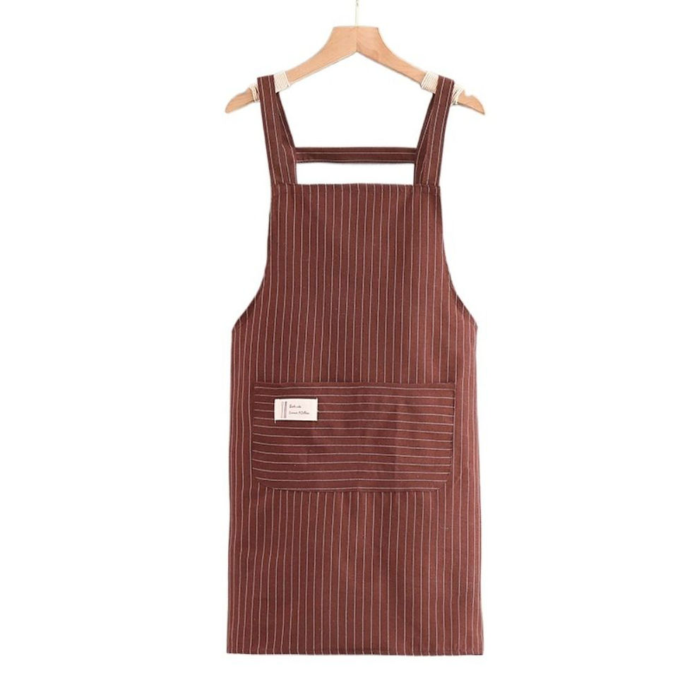 Thumbnail: Fashion Cotton Cloth Kitchen Apron Wear Resistant Cleaning Accessories Restauran