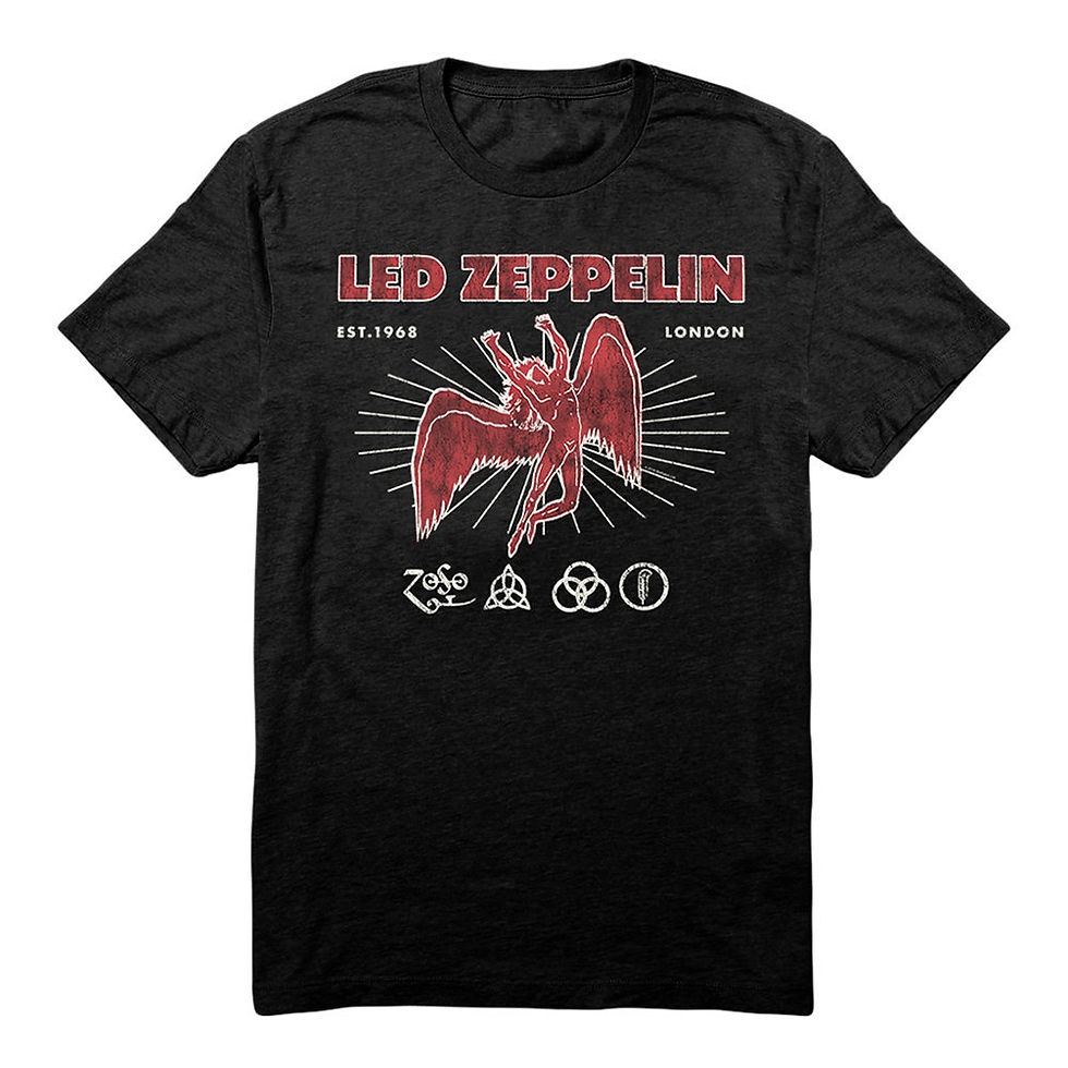 Thumbnail: music t-shirts-Led Zeppelin-Amazing Tees women man clothes Streetwear Hip Hop 20