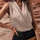 Thumbnail: Woman Clothing Silk Top, Ladies, Satin Shirt, No Female Sleeves Chemises Et Blou
