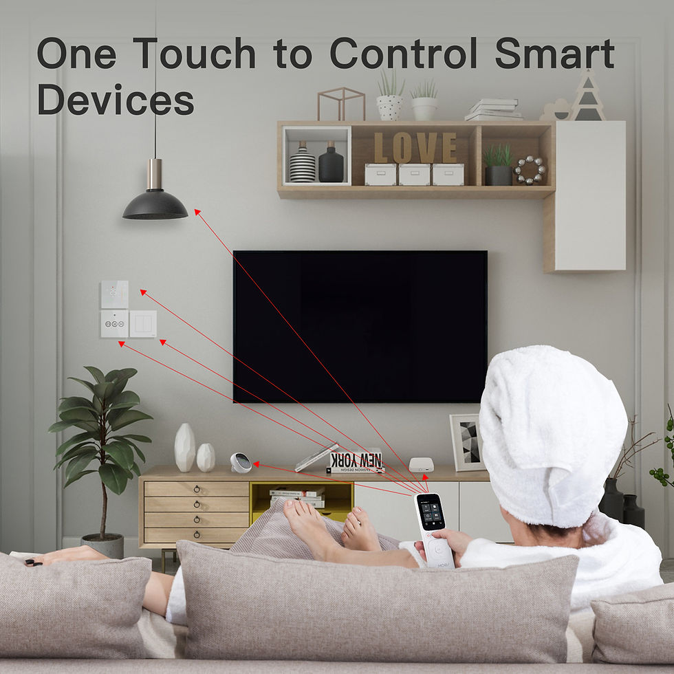 Thumbnail: MOES Wifi Tuya Smart Central Control Panel Wireless Touch Screen Handheld IR Rem