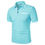 Thumbnail: New Men's Short Sleeve Polo Shirts Solid Color Casual T-shirt Summer Trendy Brea