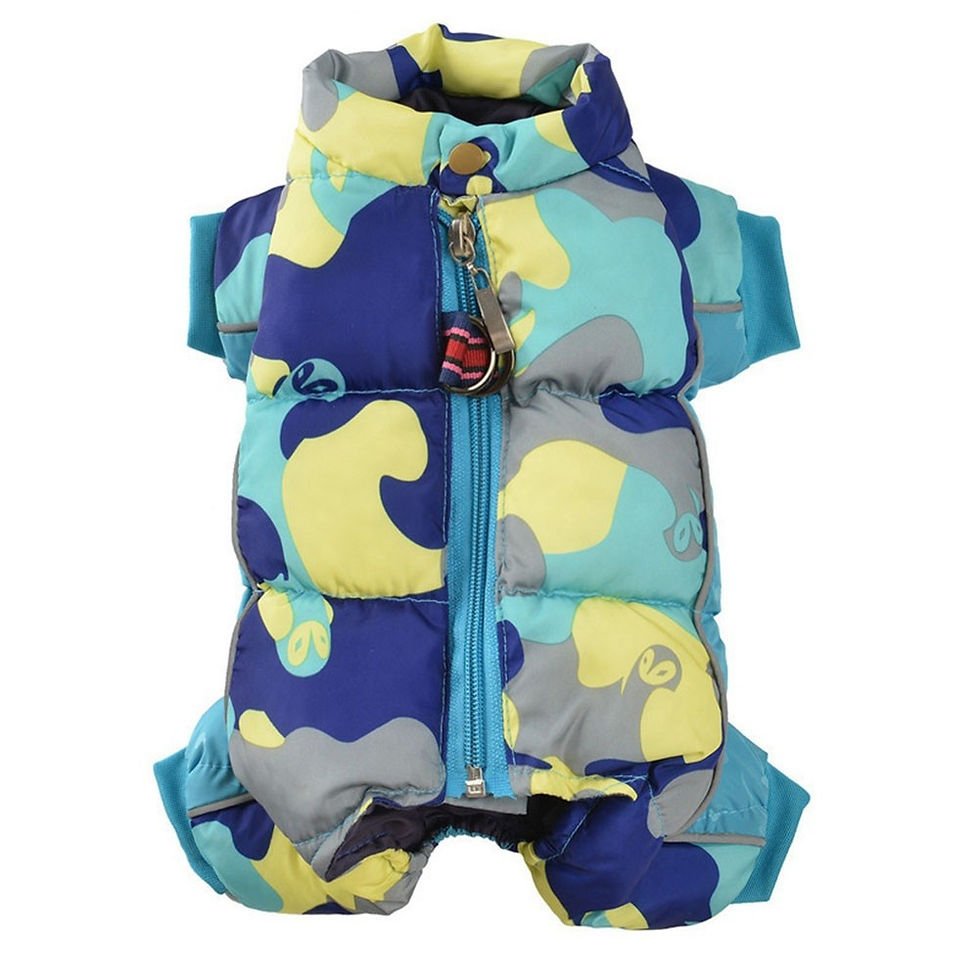 Thumbnail: [Thicker Down Warm Winter Jacket] Winter Pet Dog Clothes Warm Jacket Thicker Dow