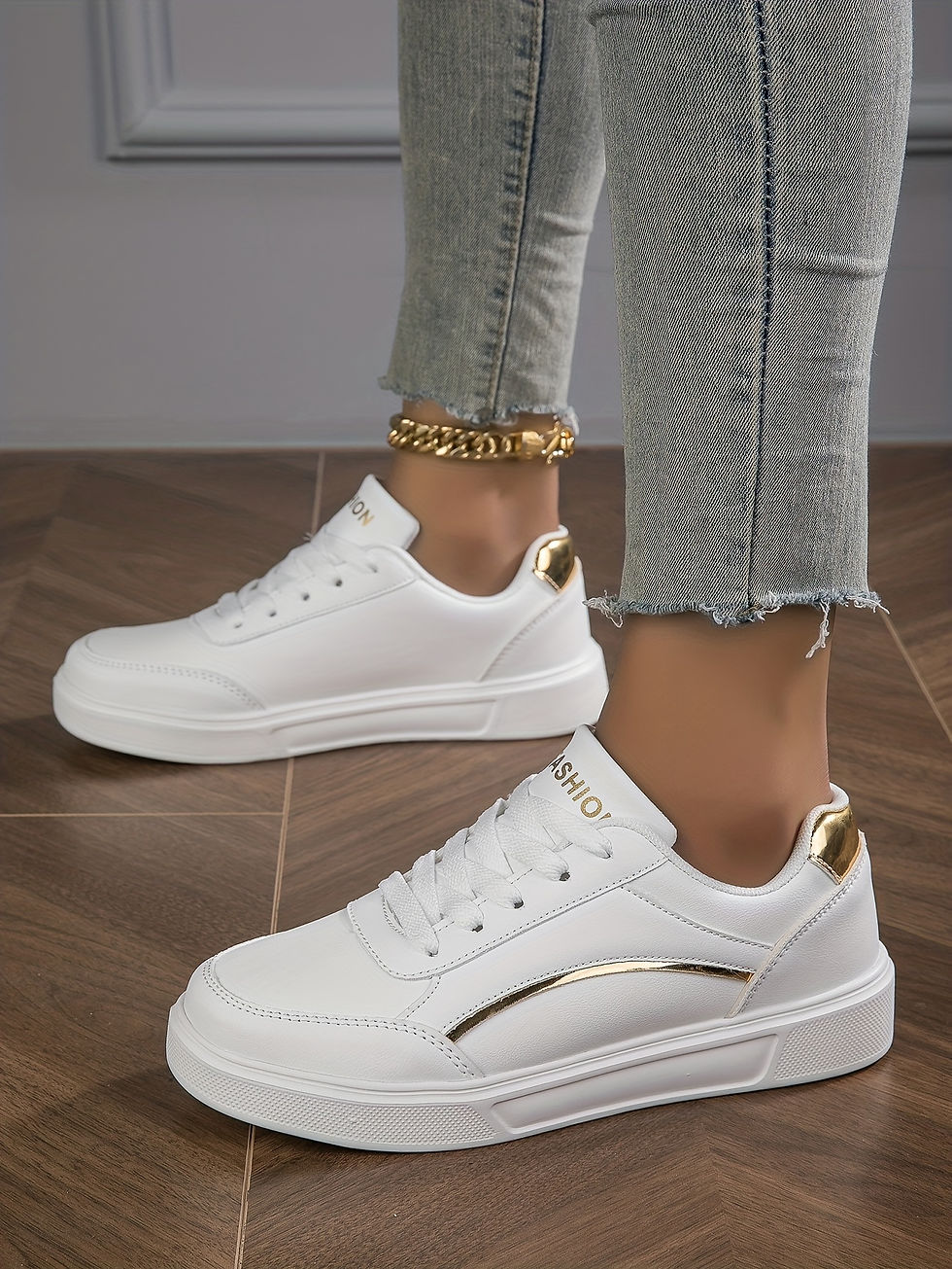 Thumbnail: Women's Shoes High Value White Shoes Casual Shoes Sneakers Ladies Shoes Ladies C