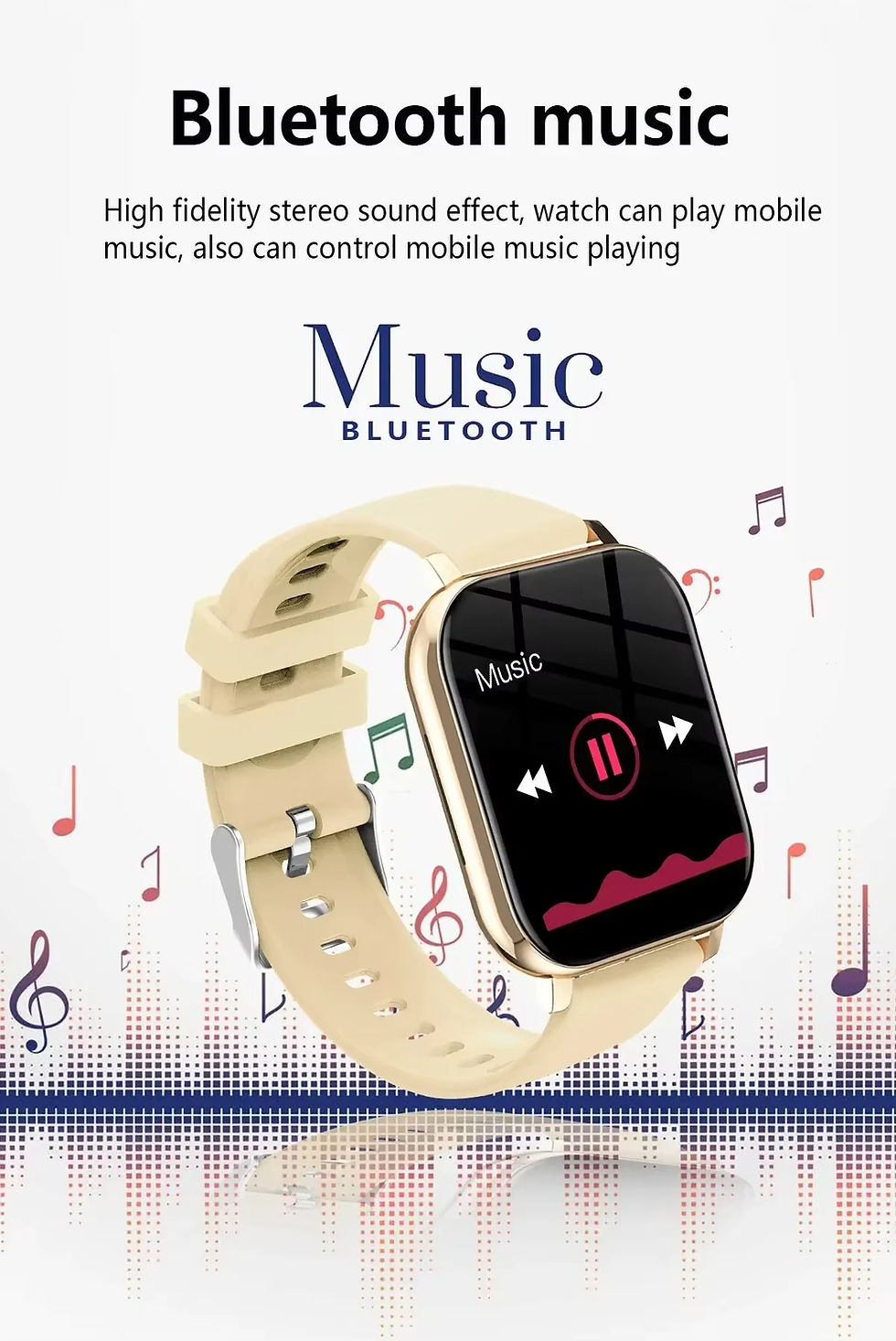 Thumbnail: Xiaomi NEW Smart Watch Women Men Lady Gift Sport Fitness Watches Heart Rate Moni