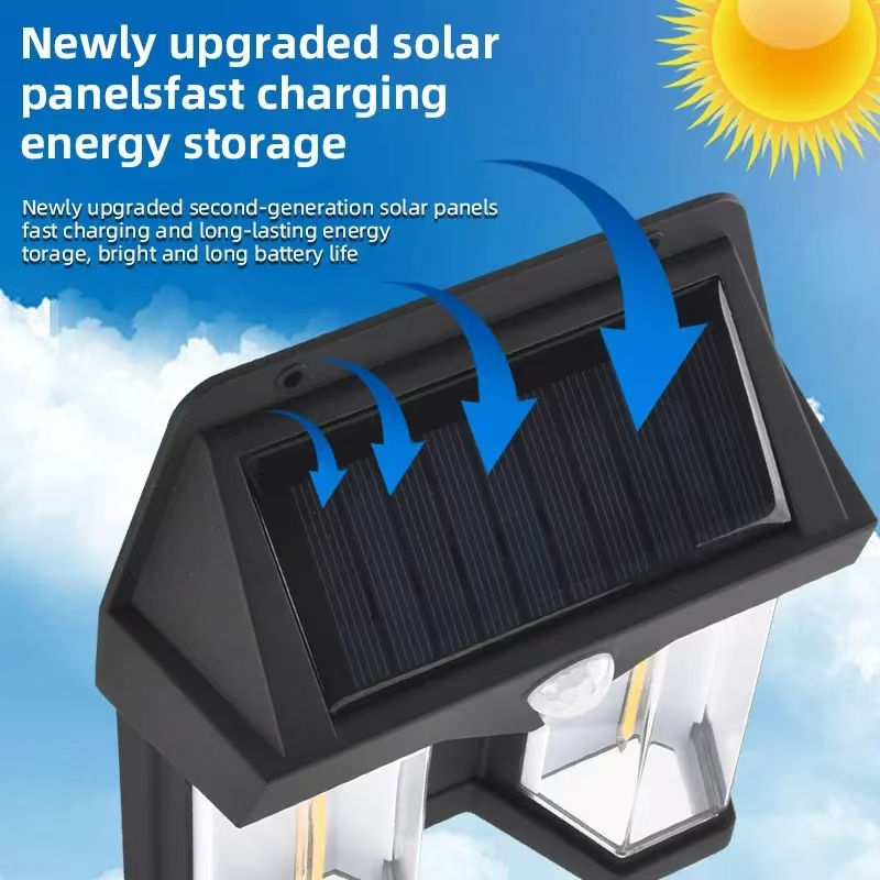 Thumbnail: Powerful Outdoor Solar Lamp Garden Solar Powered Streetlight Outdoor Lights Wate
