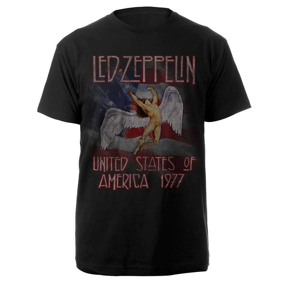 Thumbnail: music t-shirts-Led Zeppelin-Amazing Tees women man clothes Streetwear Hip Hop 20