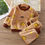 Thumbnail: Children Baby Girls Cotton Clothing Sets Autumn Winter Kids Boys Plus Fleece War