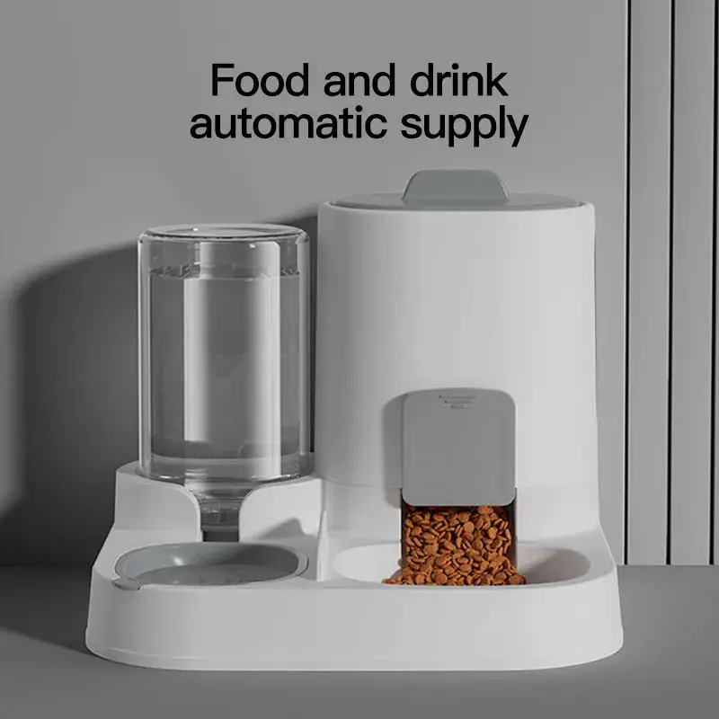 Thumbnail: Feeder - Dual-purpose Drinking and Feeding Unit - Convenient, Simple, Large Capa