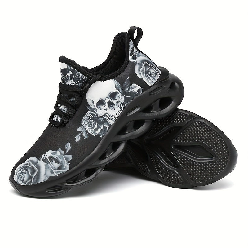 Thumbnail: Men's Fashion Casual Halloween Skull Quirky Street Style Men's Shoes