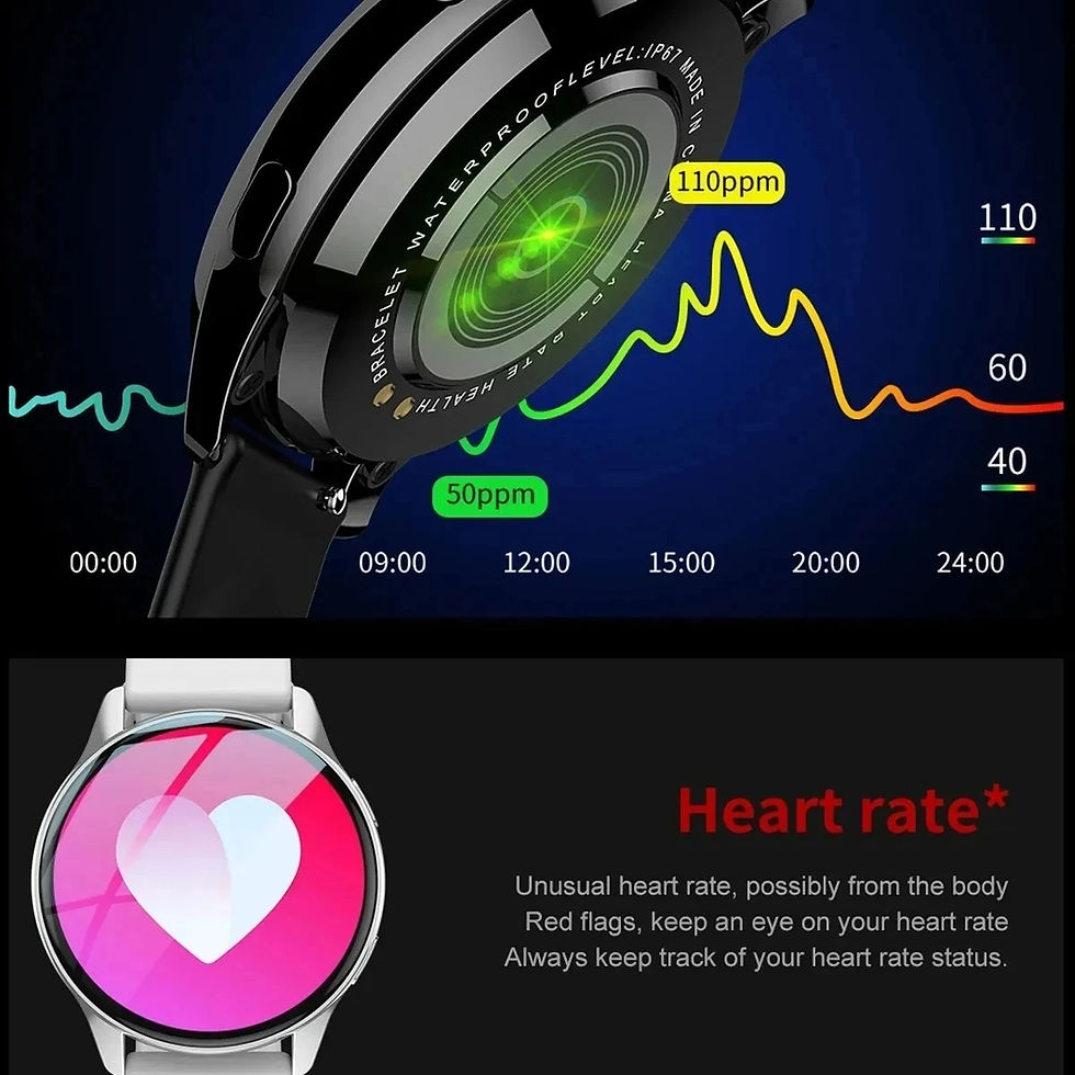 Thumbnail: LIGE New Smart Watch 2025 Wireless Charging Smartwatch Bluetooth Calls Watches M