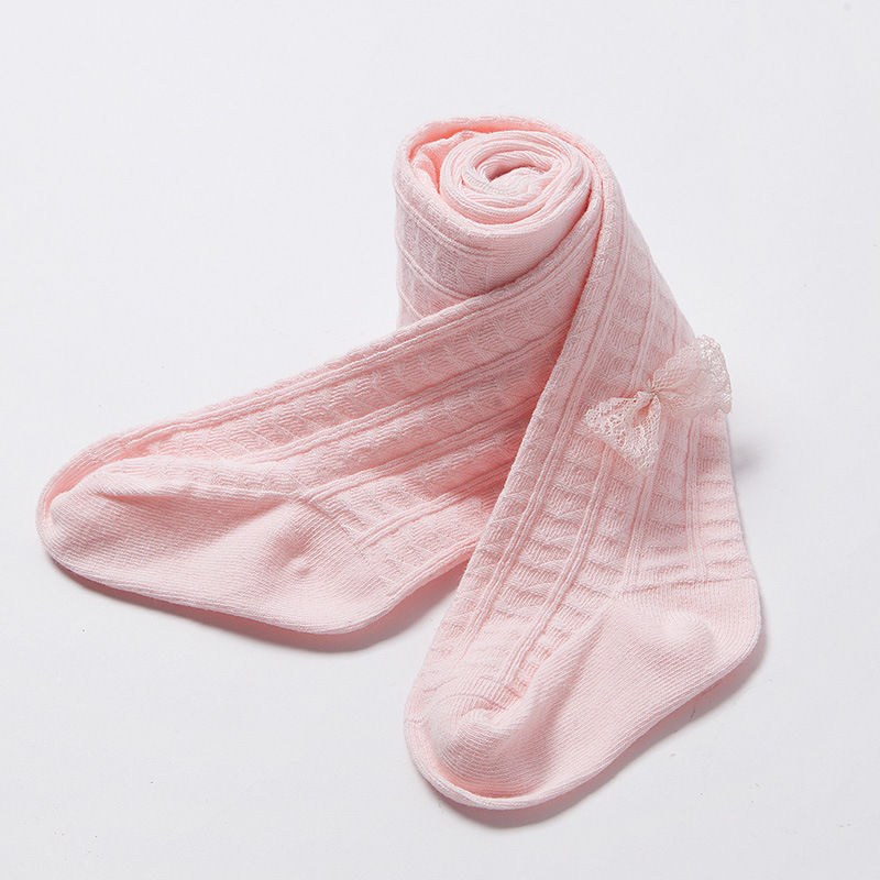 Thumbnail: Children Tights Cotton Girl Pantyhose Kid Infant Knitted Tights Soft Toddler Clo