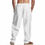 Thumbnail: Men's Linen Casual Pants for All Seasons Loose and Breathable Beach Pants Sports