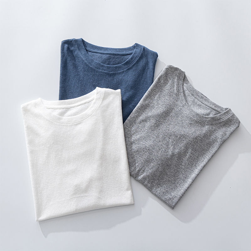 Thumbnail: 2025 New Linen Gym Pilates Yoga T-shirts Women Casual Loose Tops Clothing Summer