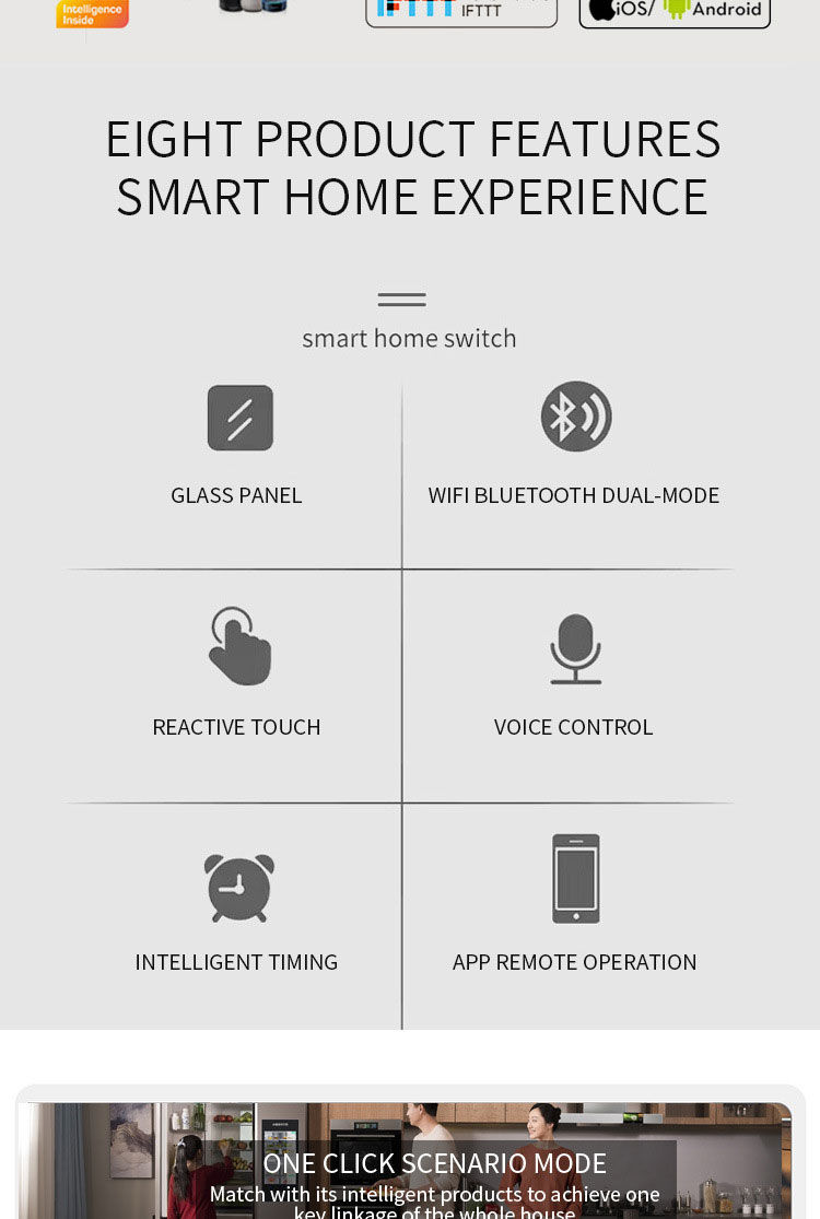 Thumbnail: 86 Type E-Micro WiFi Tuya Smart Home Eu Standard USB + Type-c 65W Fast Charging 