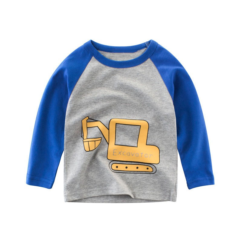 Thumbnail: Children's Boys Clothing Boys T-Shirt Kids Clothes Cartoon Tops Long Sleeve Baby