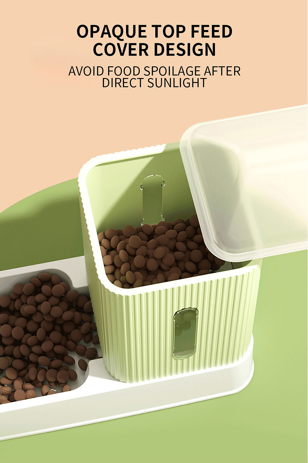 Thumbnail: Automatic Pet Feeder 3.5L Large Capacity Pets Feeding Bowls Cat Water Dispenser 