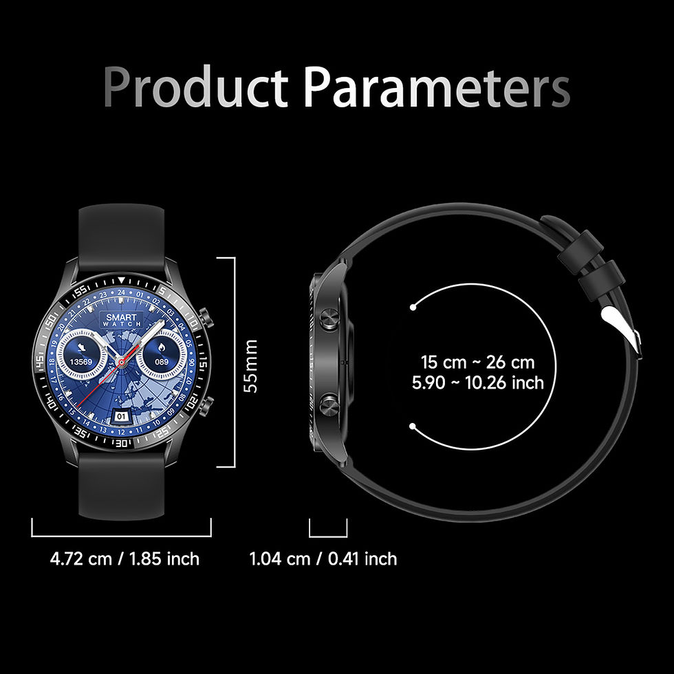 Thumbnail: New Smart Watch 2025 1.5-inch Display Screen Bluetooth Calling Multiple Sports M