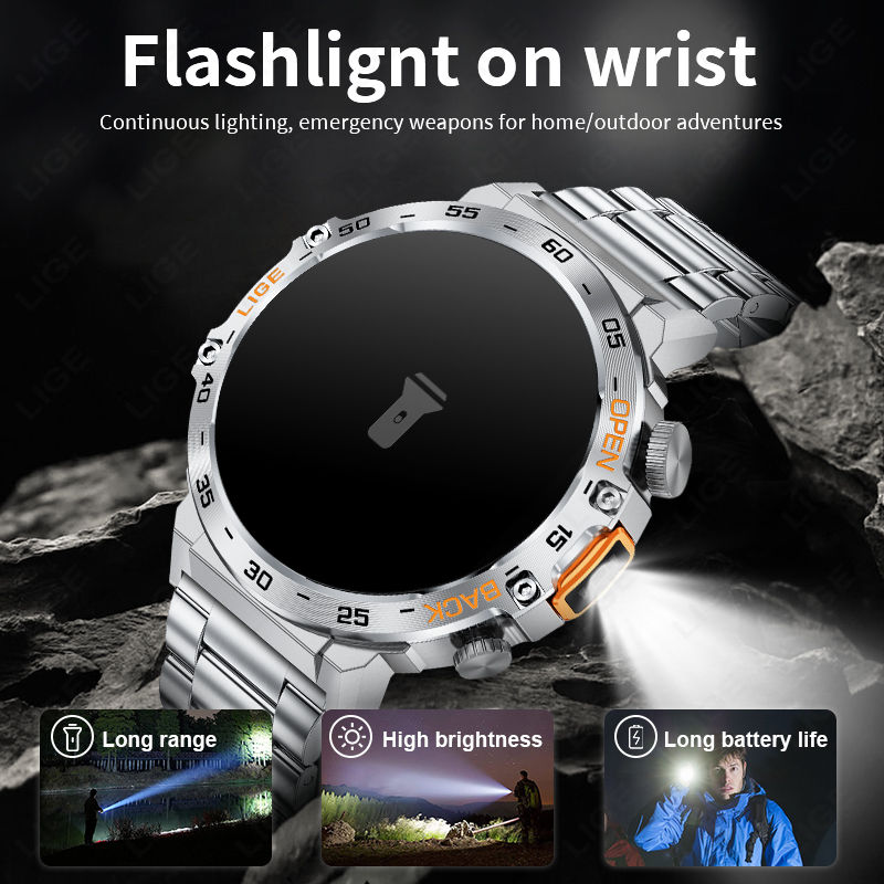Thumbnail: 2025 Smart Watch Men 360*360 AMOLED HD Screen Waterproof Sports Fitness Watches 